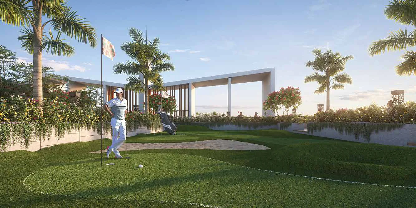 Golf terrace at Polaris